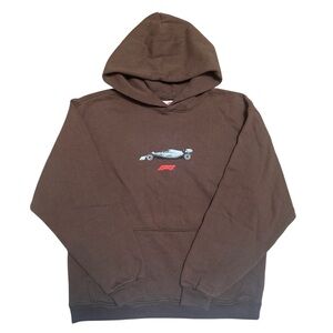 PacSun F1 Formula 1 “Fast Is Not Enough” Brown Hoodie Size M